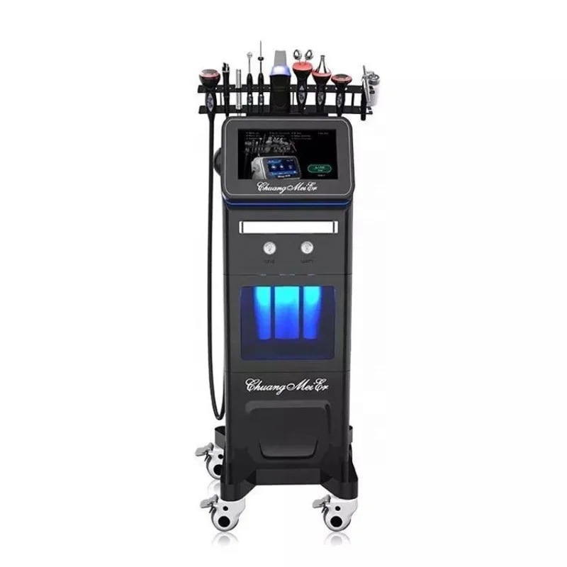 New Vertical 10 in One Multifunctional Hydraulic Abrasion Skin Care Water Skin Rejuvenation Lifting Beauty Machine