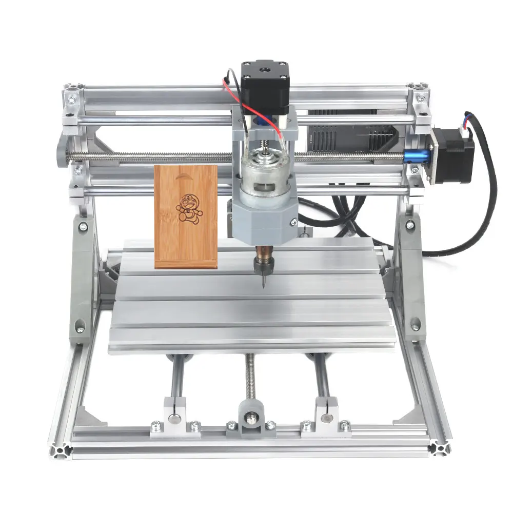 Mini 2-Axis Laser CNC Engraving Machine Wood Cutter 1W 7W For Wood Metal DHL