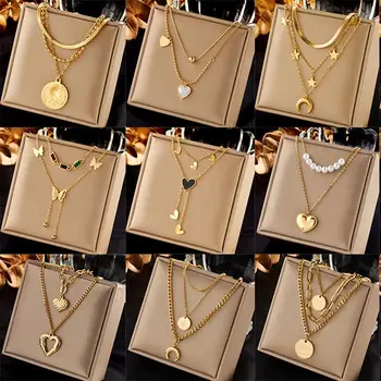 Crystal Necklace Healing Natural Stone Gold Pearl Chain Tarnish Free Plated Brass Crown Cross Express Ali Jewelry Suppliers