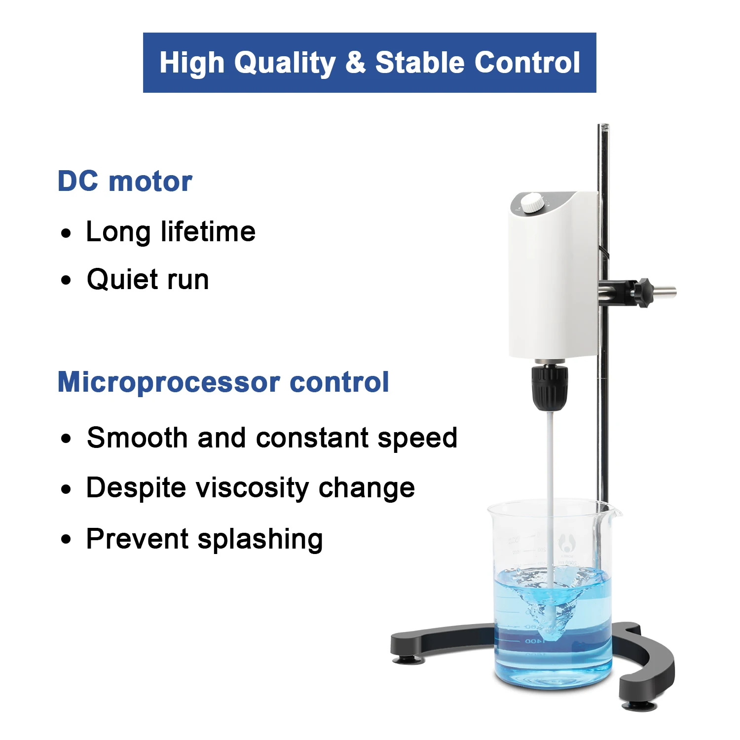 Ikeme Laboratory Electric Overhead Stirrer Mixer 10l Agitator Stirrer ...