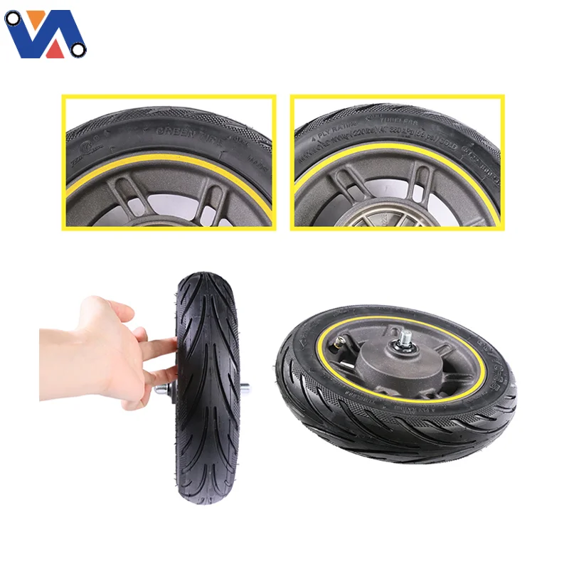 product durable 10 inch electric scooter front wheel high performance replacement tire rubber material essential scooter parts-5