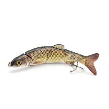 Cheery Five Section Bionic Artificial Hard Bait for Carp ODS LURE D5J01 ABS Material Freshwater Casting Lure with Hooks – Hard Lure – view 5