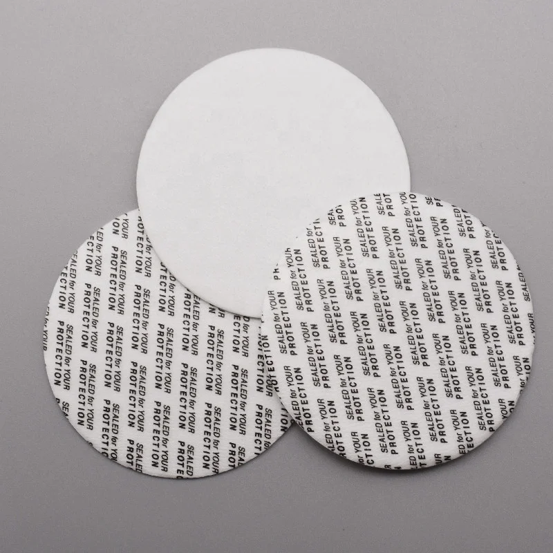 Цельный фольгированный термогерметизирующий вкладыш чувствительный к давлению уплотнительный