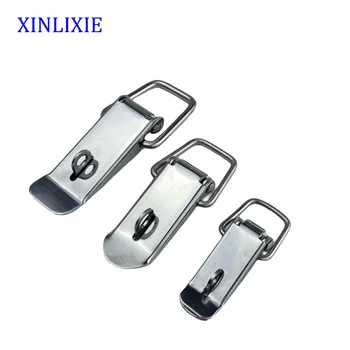 Cabinet Hasp Staple 304 Lock Catch Clamp Clip Toolbox Toolbox Latch Hasp Lock Spring Loaded Toggle Latch