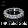 14K Solid Gold+Vvs Moissanite