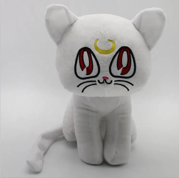 黒猫のぬいぐるみ 紫色の耳と目 黒猫ちゃんぬいぐるみ】イラストレーターめがてるが描く黒猫