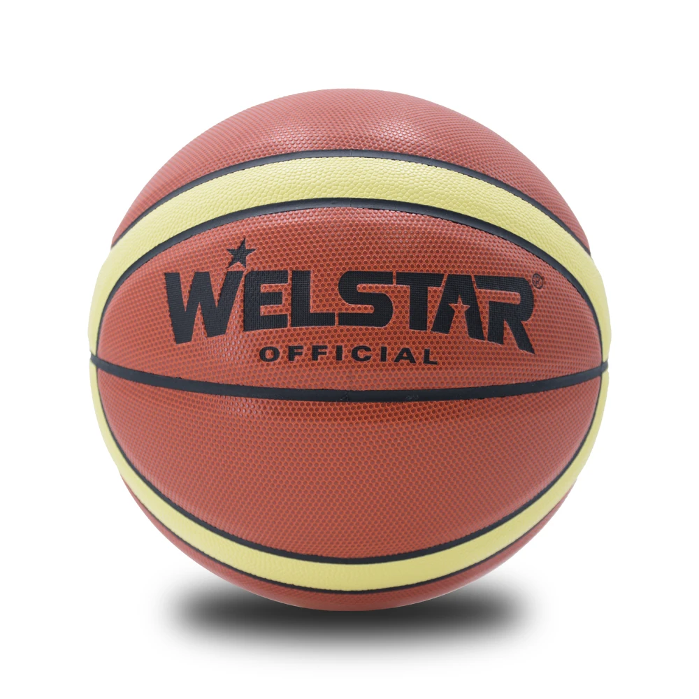 High Quality Basketball Manufacturer with Custom logo Leather Basketball Official Size 7 for Training and Match