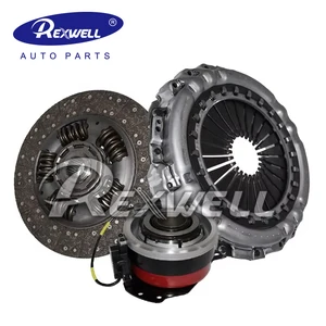 Heavy Duty Trucks 3Set Clutch Cover & Disc and Release Bearing 6482000155  22989089 23040530 23417523 for Volvo Truck Clutch Kit