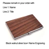 Black walnut+silver box+logo