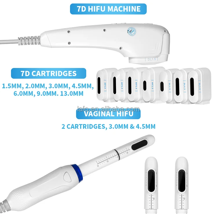 Latest 4 in 1 body slimming and hifu l tightening face lifting 7d hifu with rf microneedle redar carving hifu mach