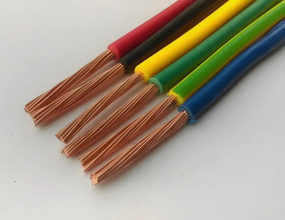 Núcleo de cobre puro BV 1,5/2,5/4/6mm hilo cuadrado de un solo núcleo alambre duro ignífugo alambre doméstico cables eléctricos personalizados