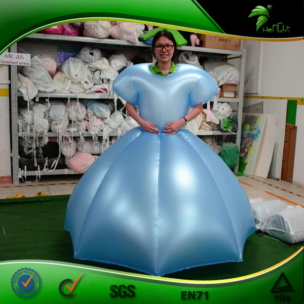 Indsigt Merchandiser Footpad Source Beautiful Woman Inflatable Dress , Inflatable PVC Suit on  m.alibaba.com