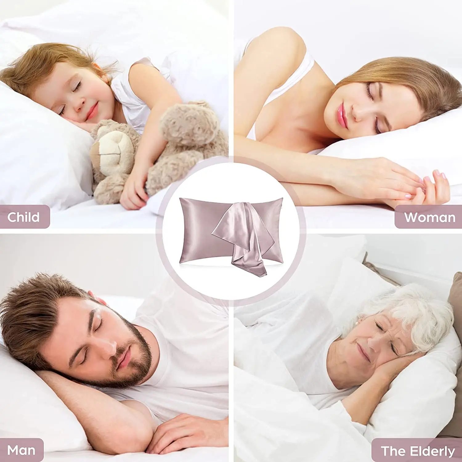 High Quality Custom 100 Pure Soft Silk Pillowcase 6a Wholesale Silk