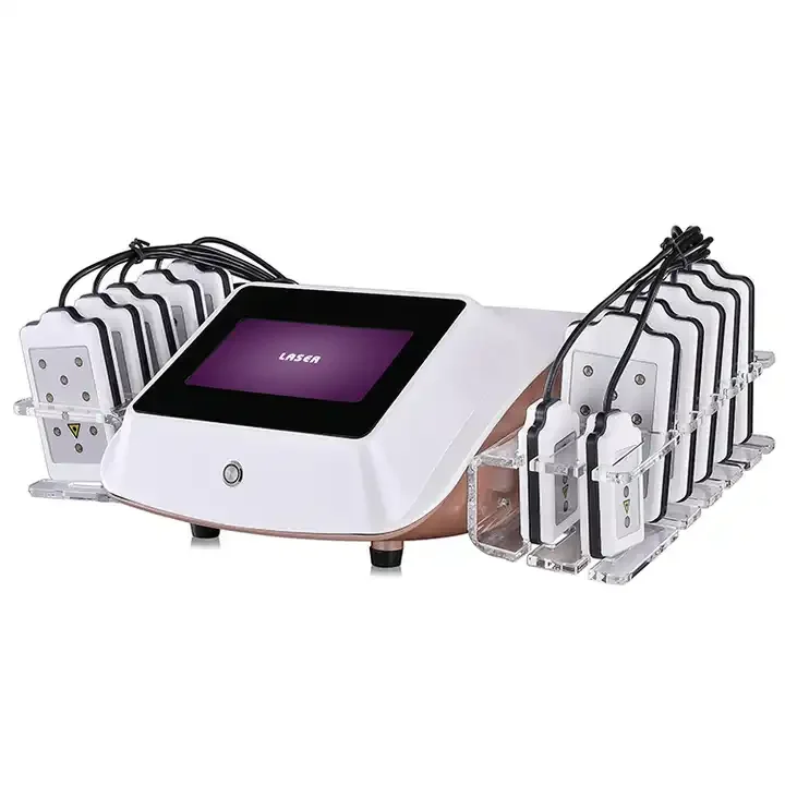 Portable Lipolaser Weight Loss 14 Laser Plates Lipo Laser Slimming Machine for Home & Salon
