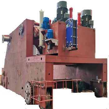 Mechanical and hydraulic forging manipulator with railr 50 ton