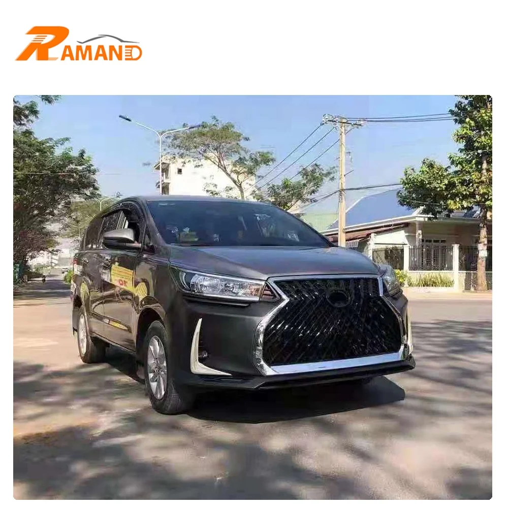 Factory Body Kit Front Face for Innova 2016 to LEXUS 2021 Auto Accessories for Innova Front Bumper Body Kit