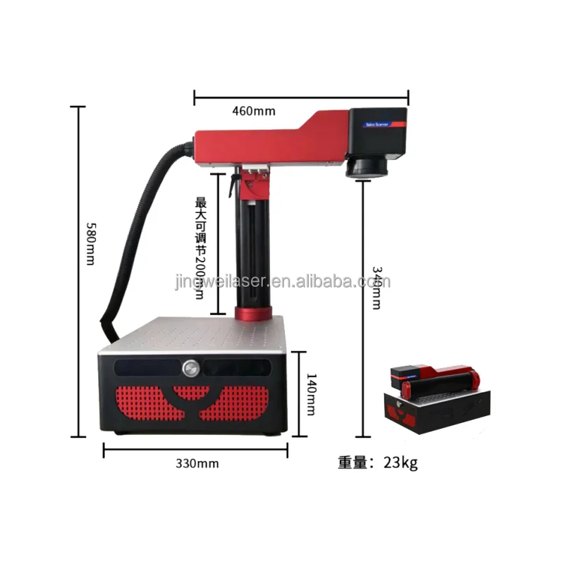 2024 Newest Smart Worktable Flying Laser Marking Machine UV Laser Marking