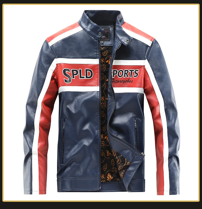 Source Ansclo men's leather Coat Pu Mens lee cooper bomber pu jacket Non-iron Plus Size Men's Jacket on m.alibaba.com
