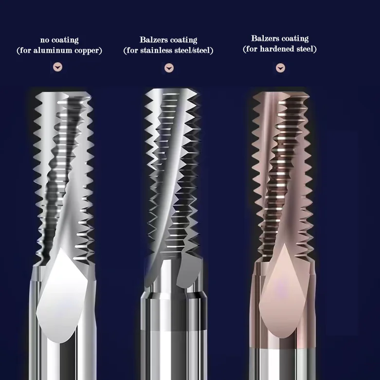 Cnc Machining Thread Milling Cutter for Steel Cutting Tool Endmill Solid Carbide Trapezoidal English Rc Npt Thread End Mill