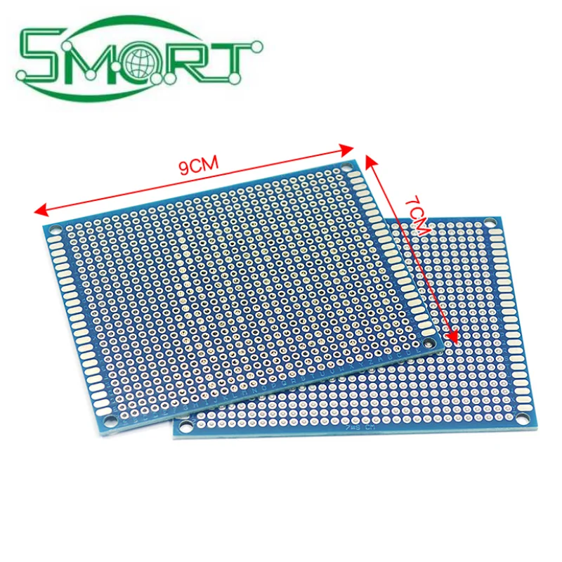 Blue Double Side Prototype PCB Board - Universal Protoboard