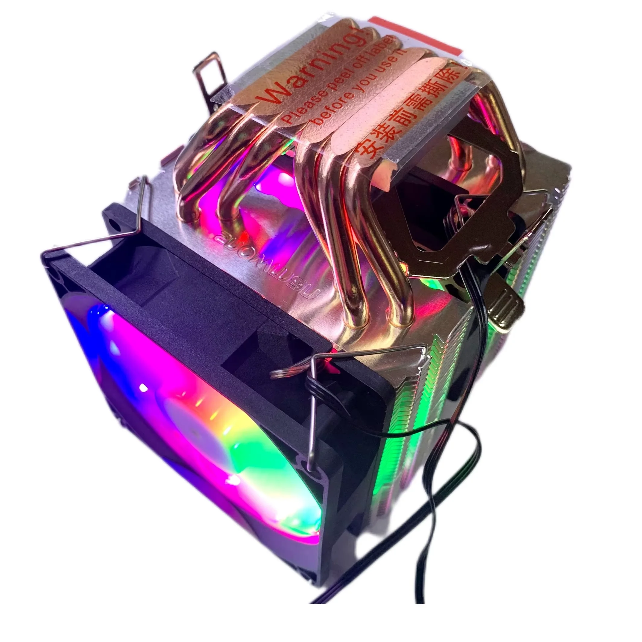 New Design RGB PC Motherboard CPU Cooler Aluminum Cpu Heatsink 6 Heat Pipe CPU Cooler for PC