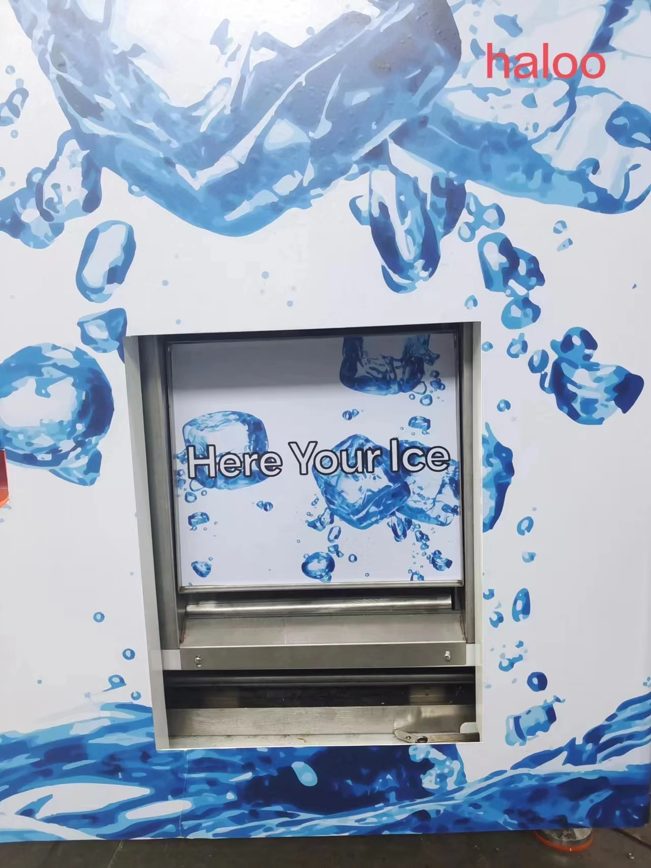 Outdoor Big Capacity Ice Cube Vending Machine Automatic Ice Vending