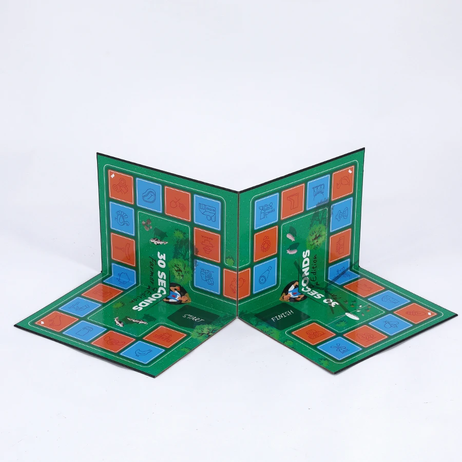 Custom Wholesale Manufacturer Customized Personalized Kids Educational Learning 30 Seconds Plastic Pieces Board Game for Family details