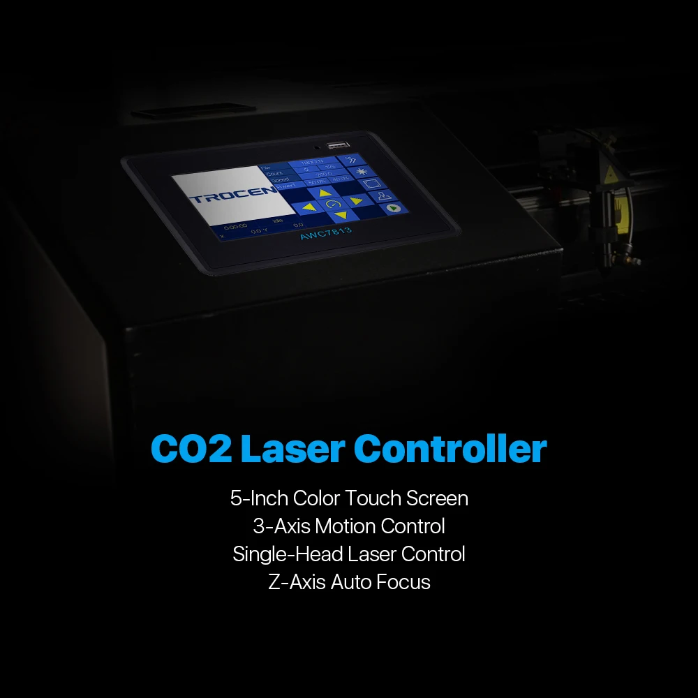 Trocen Anywells AWC7813 Laser Controller for Co2 Laser Engraving Cutting Machine Replace AWC608 AWC708C