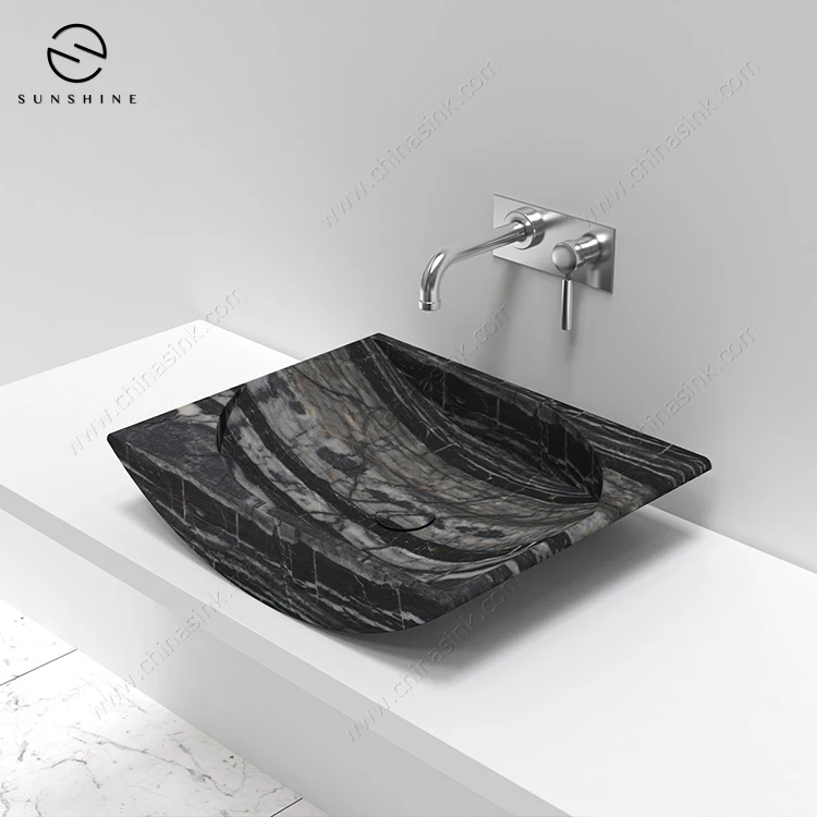 Factory Wholesale Supplier Marble Stone Hand Wash Basin Sink Bathroom Wash Basin