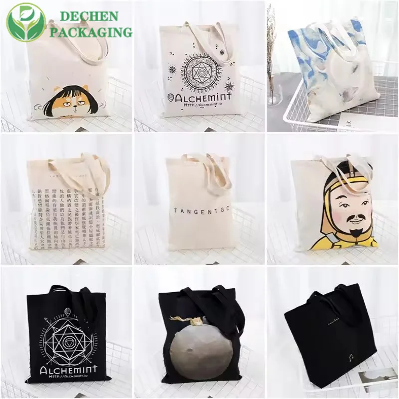Sac en toile large sac à main style toile coton durable