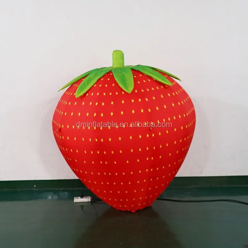 Customized Inflatable Fruits and Vegetables Model, Giant Inflatable Promotion Fruit Cartoon , Giant Inflatable Strawberry
