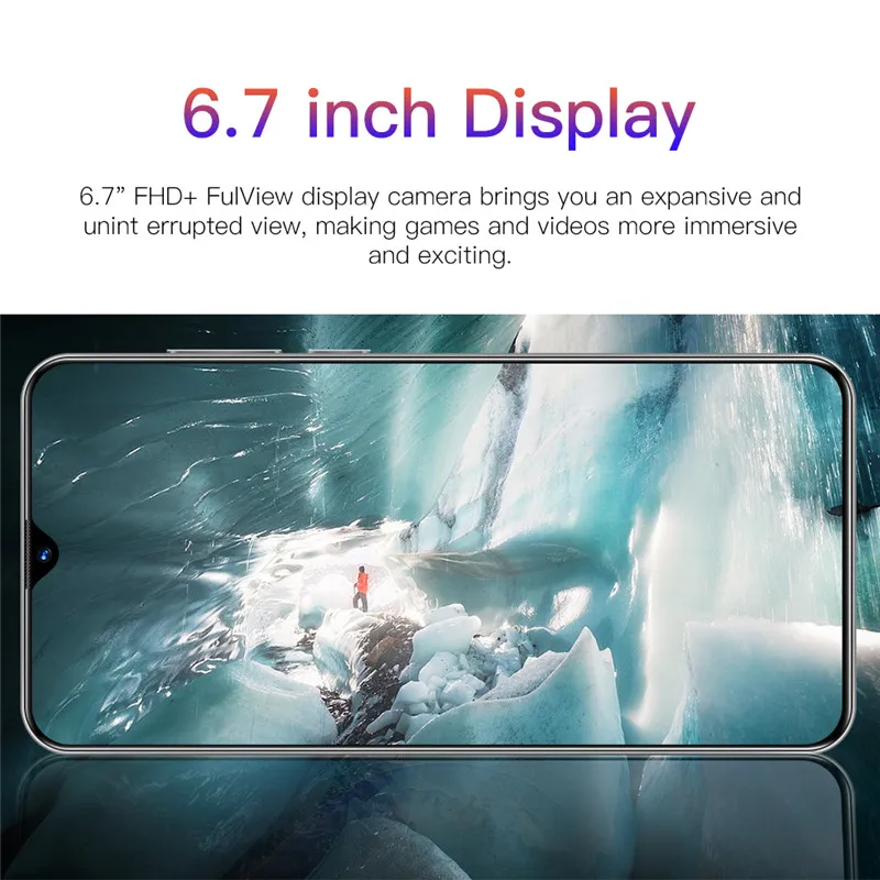Новое поступление P50 Pro мобильный телефон 6,7 дюймов экран неблокированный Android 10 12 Гб + 512 Гб мобильный телефон 3G 4G 5G Чехол для мобильного телефона