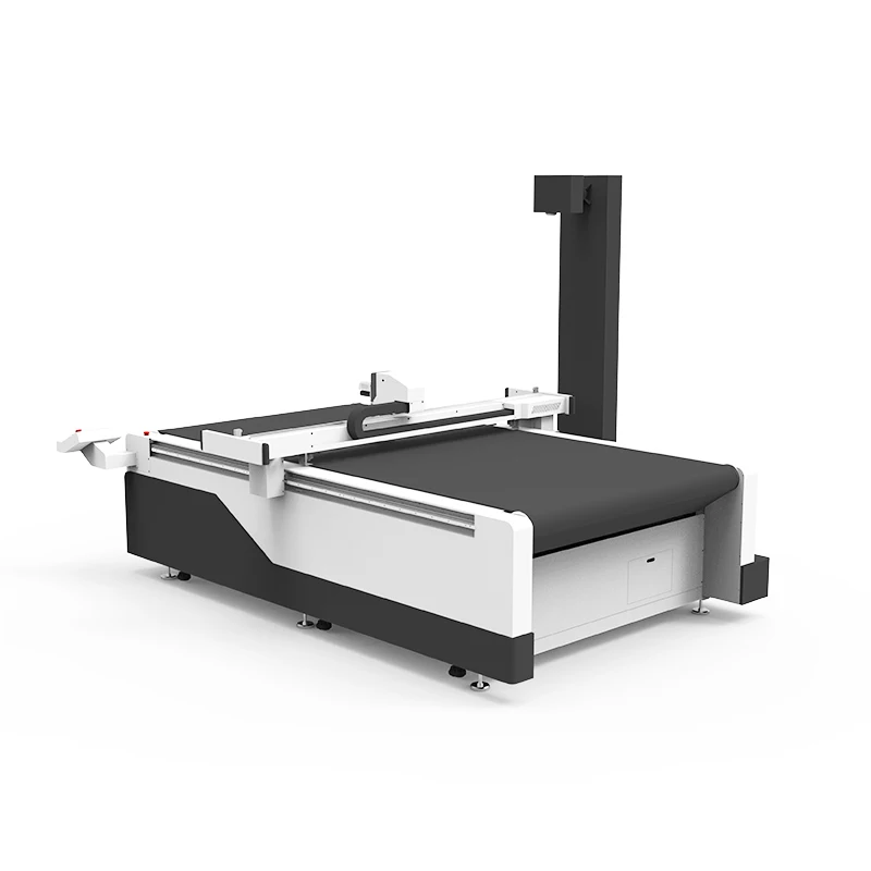 Cnc Cutting Sticker Leather Embossing Machine Corrugated Cardboard Sticker Cutting Machine