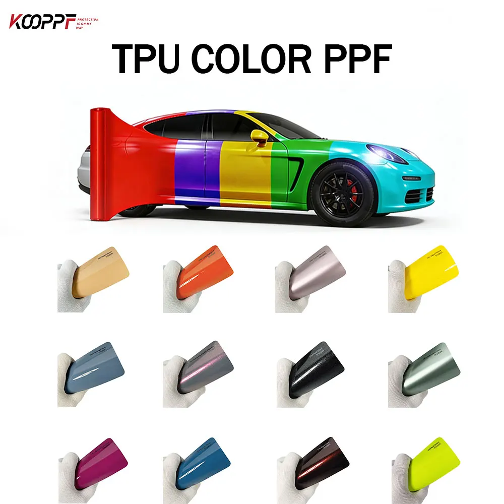200+ Colors Original Paint Series TPU Rainbow Splemdid Color Changing PPF Film Color Paint