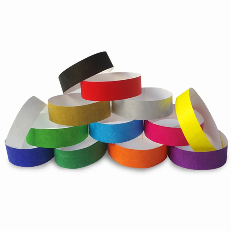 Printable Tyvek Wristbands Disposable Waterproof Barcode Qr Code ...