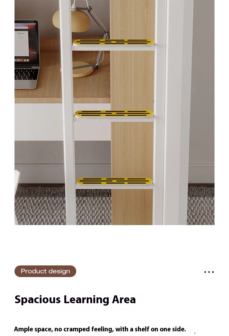 product modern design iron frames metal dormitory apartments double decker bunk beds with desks-4