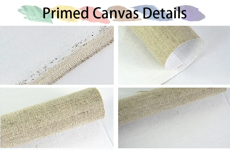 High Quality Artist Painting Primed Canvas Roll For Printed Canvas