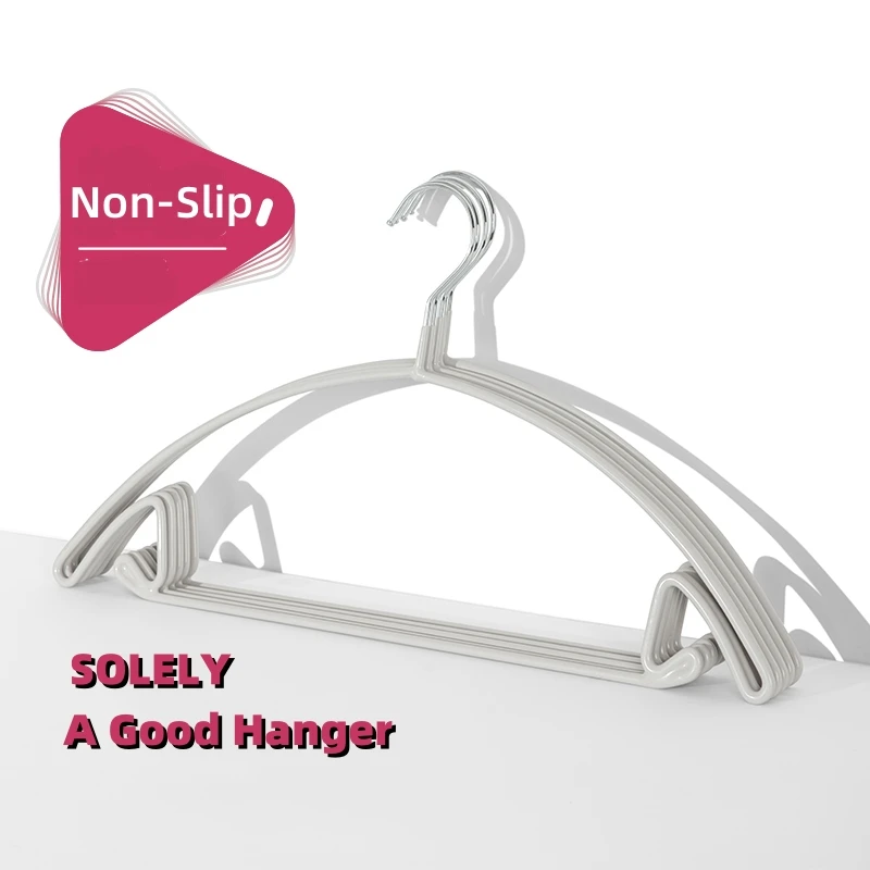 Hot Selling Household Hangers Non-slip Multi-functional Hangers Protecting Collar Design Portable Plastic Hangers Durable sturdy