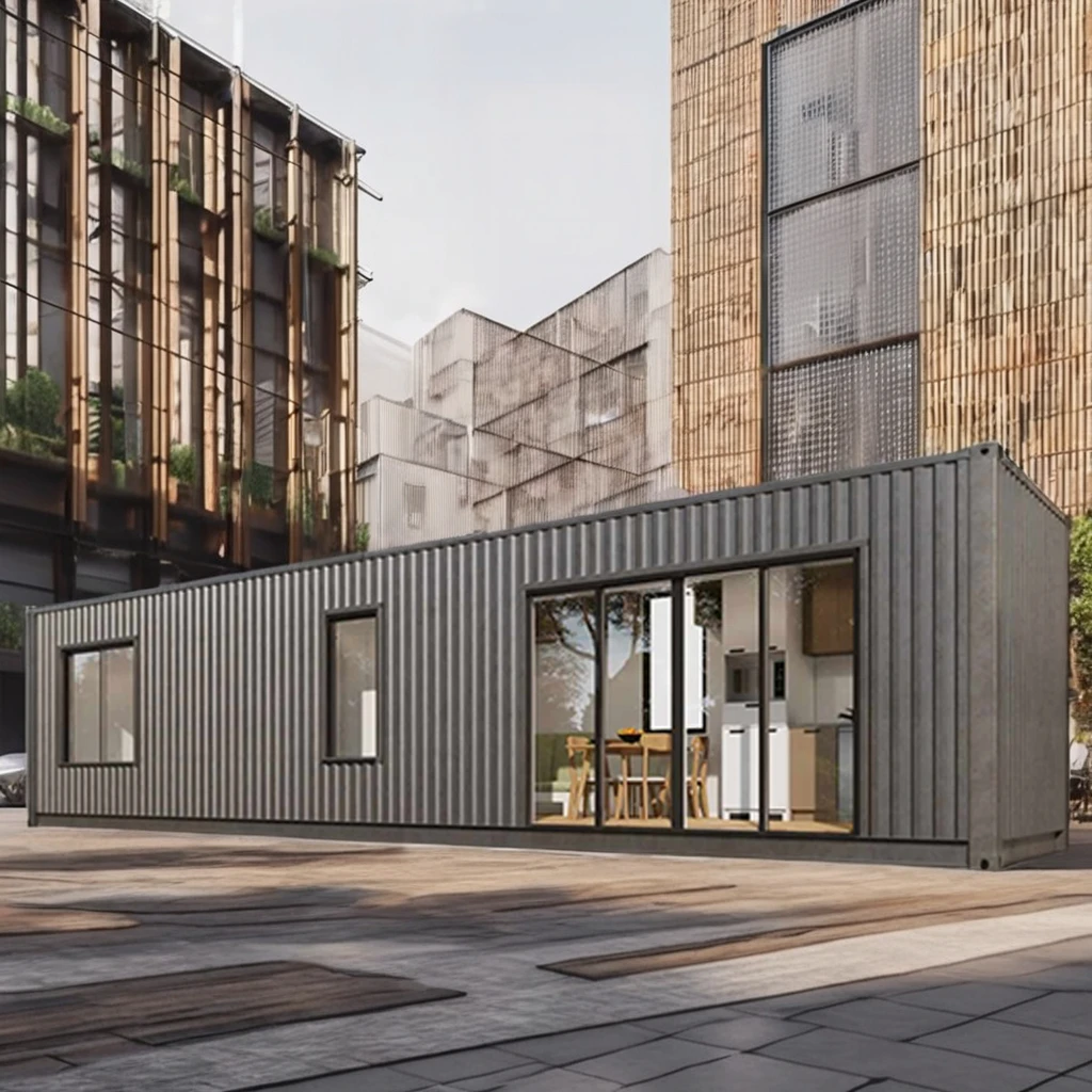 Fast Food Prefabricated House for Shopping Supplier Luxury Mobile Shop Customized Prefab Pop up Homes Coffee Shop Restaurant