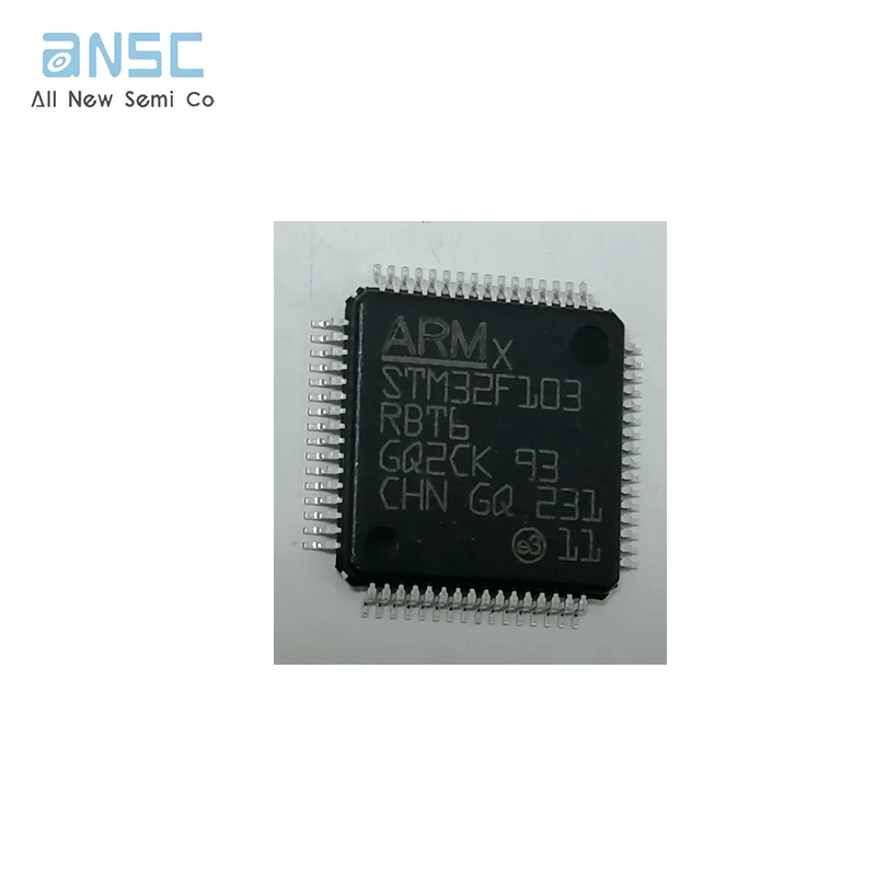 Hot sale Original STM32F103RBT6 IC MCU ARM Cortex -M3 STM32F1 Microcontroller IC 32-Bit Single-Core 72MHz 128KB (128K x 8) FLASH