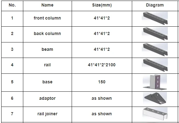 Solar Bracket System c Channel 41*41 cm Strut C Channel