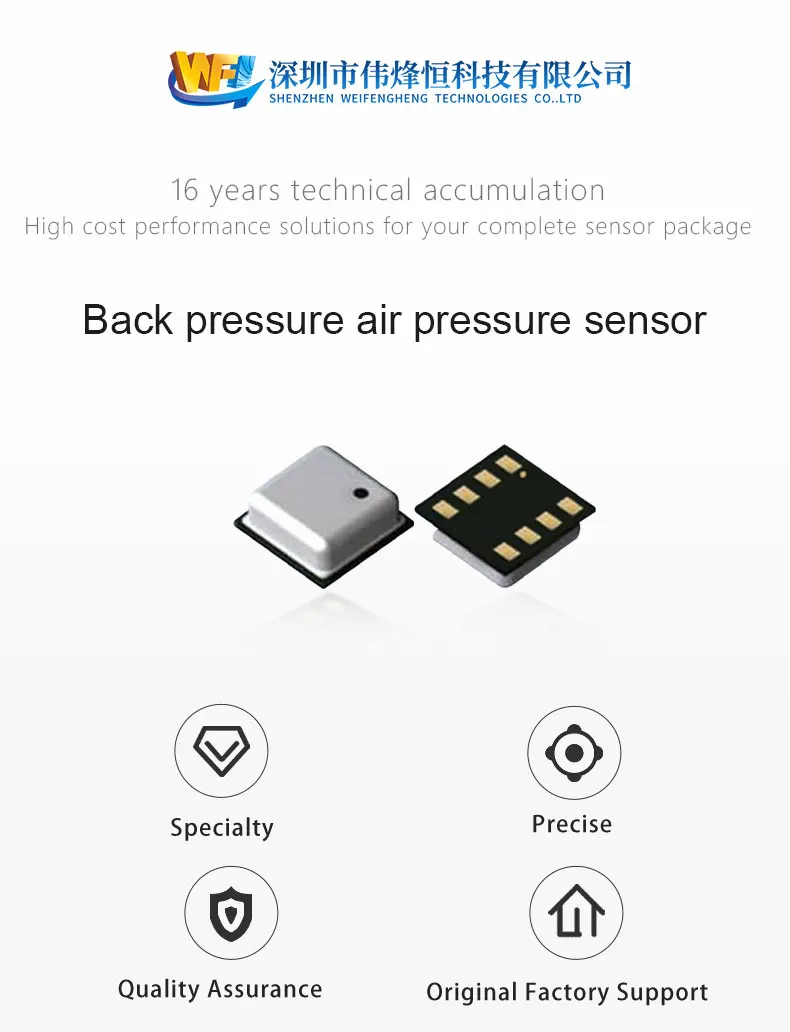 Barometric Sensor Quadaxis Wf282 For Barometer / Altimeter / Uav