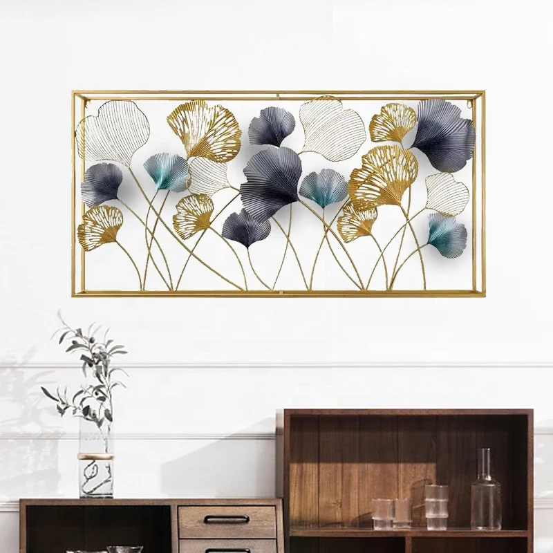 Large Handmade Ginkgo Leaf Design Decorative Wall Hanging Home Decor Art and Craft