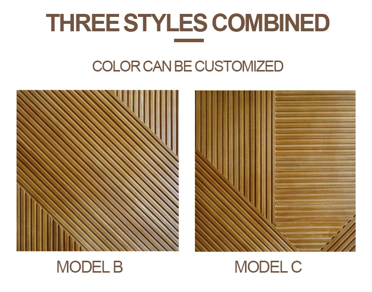 3D Wood Panel Decorative Wall Sheets for Interior & Exterior
