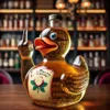Canard a (autocollant fleur)