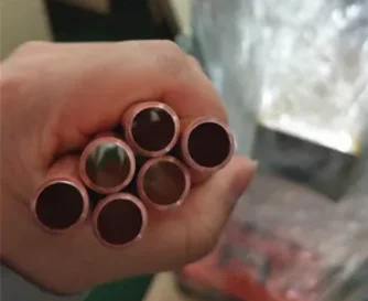 BOBO Machine copper and aluminum brake oil tube pipe line shown in a detail photo for this news article