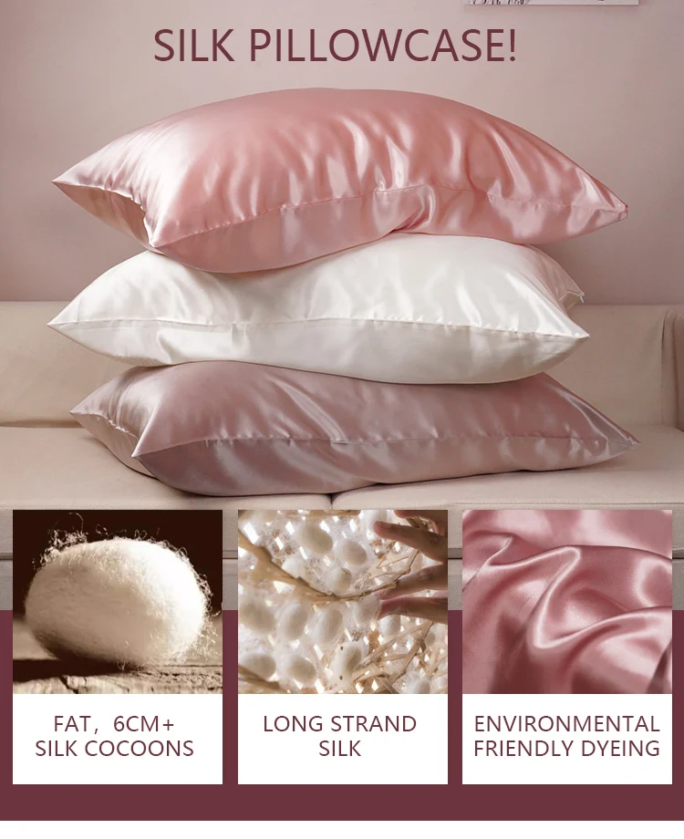 Verified Pro New Arrival Silk Pillowcase 100 Mulberry Silk Pillow Case