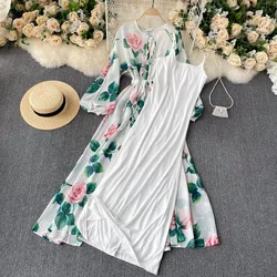 white.maxi dress White Grecian Maxi Long Formal Prom Evening Dress with Slit EN5602