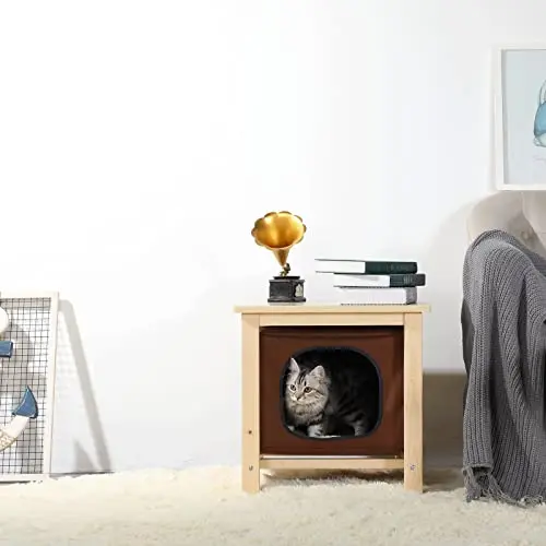 Muebles de casa para gatos de interior, casa para perros pequeña