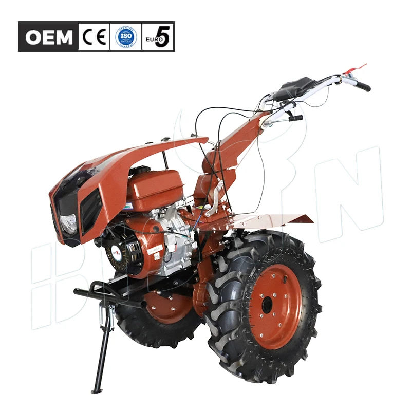 BISON Petrol Engine Hoe Mini Power Tiller 7 Hp Gasoline Power Cultivator